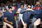 John Abraham, Anil Kapoor at Welcome Back Promotion at Fever 104 fm on 6th Aug 2015